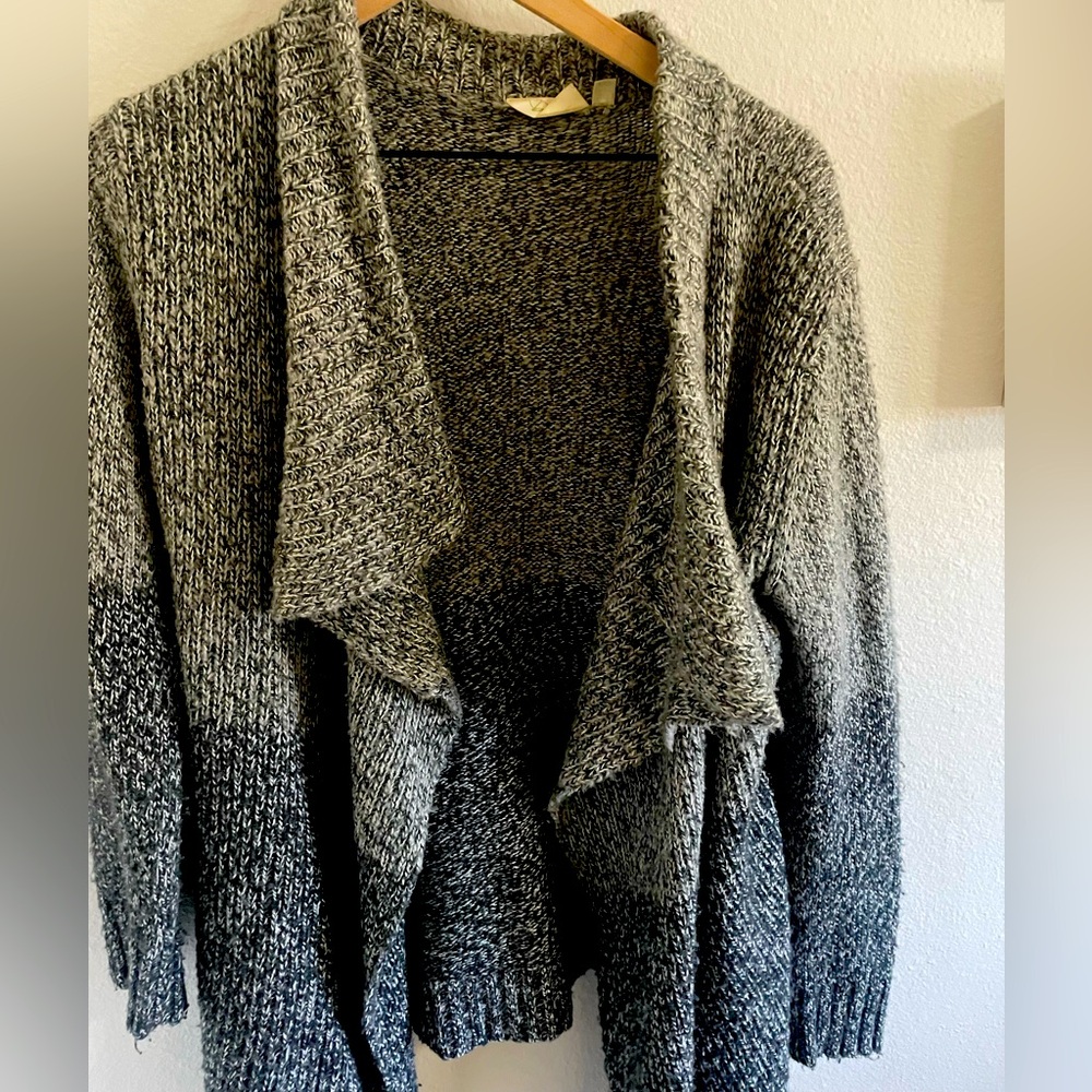 Grey Ombre Cardigan
